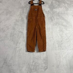 OshKosh Bgosh Toddler Brown Corduroy Bib Overalls Size 5T 2M185510